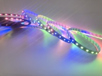 Tira LED DMX Direccionable de 24V RGBW/RGB con Efecto de Carrera de Caballos, 60 LED, Luz de Persecución Programable para Fiestas/Iluminación de Bares en Interiores