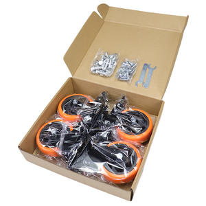 CMCL Rollen Top Plate Swivel Industrial Locking Rollen 4 Zoll Lenkräder - Product Image 1