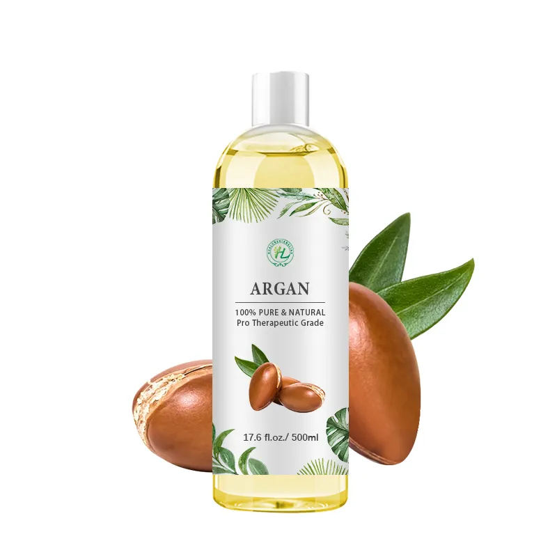 Custom Pure Morocco Argan Carrier Oil Vegan Supplier  500mL Cold Pressed Organic Moroccan Argan Oil For Skin | Argania spinosa