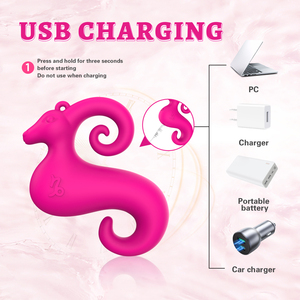 Vibrateur Zodiac Sign Ylove, mini vibrateur en silicone Capricorne, collier, 10 modes de vibration, jouet sexuel pour adultes, cadeau pour femmes - Product Image 6