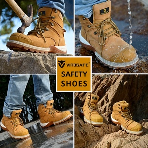 Botas de seguridad de cuero Unisex, Toecap de acero, nuevo estilo, VITO2339 - Product Image 2