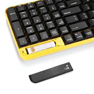 SMK-48350AG Keyboard dan Mouse nirkabel standar, Mouse nirkabel 2.4GHz desain portabel dan tradisional untuk Laptop dan Desktop