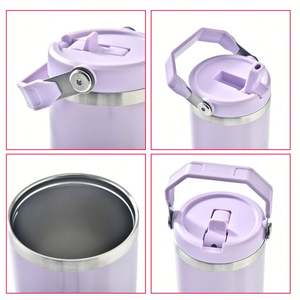 Expédition depuis l'entrepôt américain : Tasses à café isothermes personnalisées en gros de 30 oz pour l'extérieur, en acier inoxydable avec poignées de levage - Product Image 6