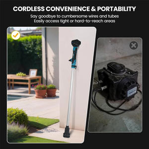 <span class=keywords><strong>Kit</strong></span> <span class=keywords><strong>de</strong></span> pompe <span class=keywords><strong>de</strong></span> puisard utilitaire portable sans fil 32L Pompe <span class=keywords><strong>de</strong></span> transfert <span class=keywords><strong>de</strong></span> bâton alimentée par batterie 18V pour <span class=keywords><strong>jardin</strong></span>/cale/puits/barils <span class=keywords><strong>de</strong></span> pluie - Product Image 3