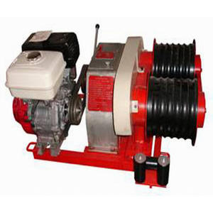 Cabrestante de Doble Tambor con Motor Diésel/Gasolina de 3T/5T, Cabrestante Motorizado de 3 Toneladas/5 Toneladas para Colocación de Cables y Elevación - Product Image 4