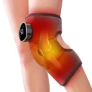 Healthpal – batterie électrique Rechargeable Shiatsu à lumière rouge sans fil, chauffage Usb, thérapie par Vibration, Massage des genoux, équipement de genouillère