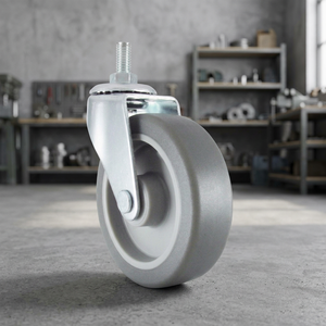 3 Inch Threaded Casters With Swivel <b>Wheel</b> For Furniture And Equipment - Product Image 3