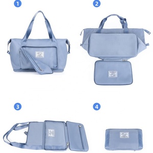 Waterproof Outdoor Foldable Reusable Polyester Duffle Travel <b>Weekender</b> <b>Bag</b> <b>for</b> <b>Woman</b> and Man Travel - Product Image 2