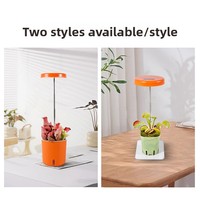 Nouvelle lampe de culture LED Angel Ring pour plantes, en PVC, avec système d'auto-arrosage, cuve hydroponique, spectre complet, fonction de circulation et minuterie, Ra95 2900 5W
