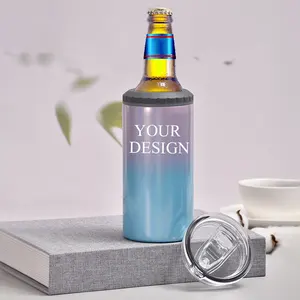 Bank Promotion Gift Can Cooler Custom Recyclable Printed Can Cooler Stainless