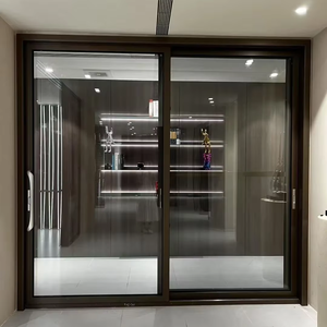 अनुकूलित एल्यूमीनियम 70 श्रृंखला आवासीय स्लाइडिंग दरवाजा उच्च दबाव भारी-शुल्क बहु-कक्ष प्रोफाइल संरचनात्मक आंतरिक ग्लास - Product Image 1