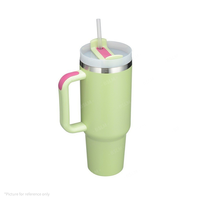Gobelet isotherme classique à double paroi en acier inoxydable avec poignée, isolation de 6 à 12 heures, pour le camping, grande capacité