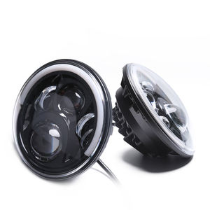 LOYO новый дизайн Oem Luces Led Para Auto 60W Faros circares 7 в Hi <span class=keywords><strong>Lo</strong></span> Beam Drl Amber для джипа Patriot фары 2007 - Product Image 1