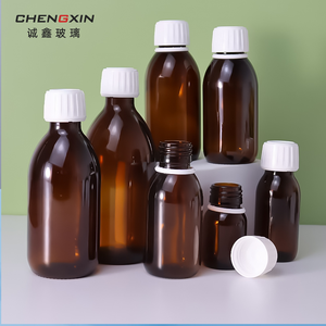 Nhà Máy Tùy Chỉnh 60Ml Thủy Tinh Màu Nâu Xi-rô Enzyme Chai Vít Cap 30Ml Thuốc Chai Uống Chất Lỏng 250Ml 500Ml 100Ml Năng lực - Product Image 1