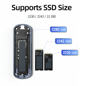 Xách tay 10gbps tốc độ cao M.2 SATA SSD NVMe bao vây bên ngoài ổ cứng với chức năng nhận dạng vân tay cho máy tính xách tay - Product Image 4