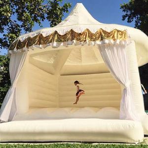منزل ترتد أبيض رخيص مع قبة قبة قابلة للنفخ قلعة كذاب من كلوريد البولي فينيل للبالغين حفل زفاف في الهواء الطلق حفلة عيد ميلاد - Product Image 3