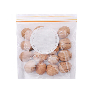 Cấp thực phẩm Zip khóa túi phân hủy sinh học rõ ràng minh bạch túi nhựa với dây kéo - Product Image 3