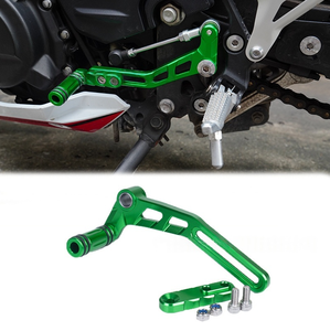 Levier de changement de vitesse pour Kawasaki <span class=keywords><strong>Ninja</strong></span> <span class=keywords><strong>400</strong></span>, pédale de changement de vitesse gauche, pédale en alliage d'aluminium, levier de vitesse réglable - Product Image 1