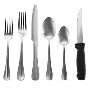 Juego de Cubiertos de Inglaterra <span class=keywords><strong>Sheffield</strong></span> 48 piezas Kings Harley Bead Canteen juegos de cubiertos de almuerzo para restaurante Hotel boda cubiertos - Product Image 5