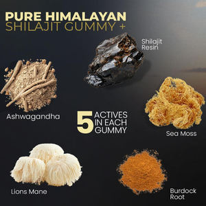 Gummies d'extrait de Shilajit Énergie Cheveux Peau Ongles 60 Comprimés Crinière de <span class=keywords><strong>Lion</strong></span> Racine de Pissenlit Énergie Masculine Soutien Immunitaire Complément Alimentaire à Base de Plantes - Product Image 6