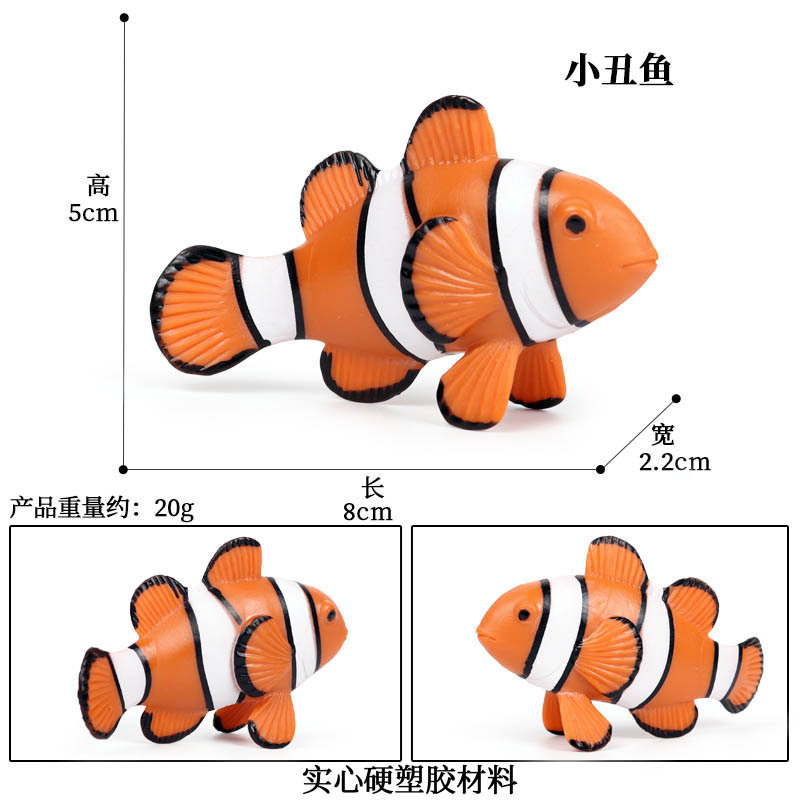 Poisson-clown M-553 coloré