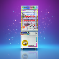Machine de jeu d'arcade à monnayeur/billets pour un joueur, type grue à pinces, avec garantie d'un an, version anglaise adaptée aux enfants