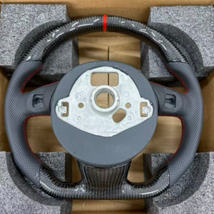 Volant de voiture personnalisé en fibre de carbone pour Audi <span class=keywords><strong>RS6</strong></span> S8 Q3 Q5 A4 A5 RS7 RS3 RS4 RS5 – Accessoires de volant - Product Image 6