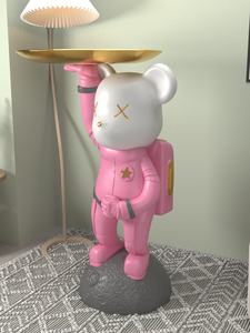 Grande sculpture en résine d'astronaute, style art populaire, pour la maison, le salon, le meuble TV, le plateau, les fêtes et la décoration de bureau - Product Image 4