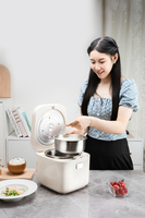 Cuisinière à riz 3L, best-seller, personnalisable en usine, fonction de cuisson 24h/24, affichage numérique LED, utilisation intelligente à domicile pour 3 à 5 personnes