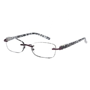 Anteojos sin montura de alta calidad Flora Frame Light para mujeres Diseñador Gafas de lectura 2,0 Azul Barato Nuevo PC Slim Clear CE UKCA - Product Image 5