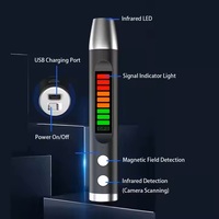 S16 Anti-caché Caméra Détecteur Bug Détecteur RF Signal Finder Dispositif Stylo LED Infrarouge Balayage Micro Cam GPS Tracker Finder