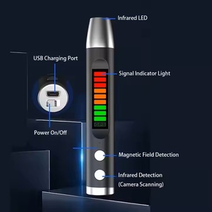 S16 Anti-caché <span class=keywords><strong>Cam</strong></span>éra Détecteur Bug Détecteur RF Signal <span class=keywords><strong>Finder</strong></span> Dispositif Stylo LED Infrarouge Balayage Micro <span class=keywords><strong>Cam</strong></span> GPS Tracker <span class=keywords><strong>Finder</strong></span> - Product Image 6