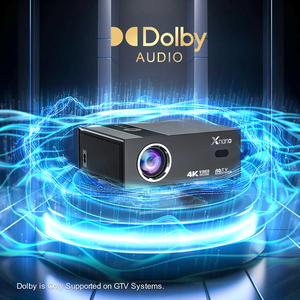 Máy chiếu thông minh XNANO thiết kế mới X6 với Google TV, giá đỡ, Android 13, Full HD 1080P, rạp hát gia đình, máy chiếu video 4K - Product Image 4