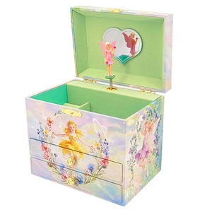 Caja Musical <span class=keywords><strong>para</strong></span> Joyas Jakos con 2 Cajones y la Canción Beautiful Dreamer - Ideal <span class=keywords><strong>para</strong></span> Regalo de <span class=keywords><strong>Cumpleaños</strong></span>, Navidad y Festividades <span class=keywords><strong>para</strong></span> Niñas - Product Image 1