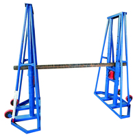 Support de bobine de câble en acier industriel, haute stabilité, robuste, longueur d'axe personnalisable 1,8 m, marque Yuzhen, charge nominale 3t-25t, en acier