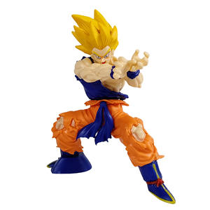 Figure d'action en PVC d'anime personnalisée OEM de 15 cm, modèle <span class=keywords><strong>Super</strong></span> Saiyan <span class=keywords><strong>Goku</strong></span> DBZ pour enfants, collection et jeu - Product Image 1