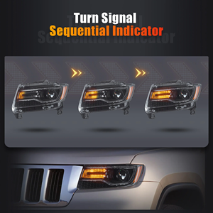 Lampu Depan LED VLAND untuk Jeep Grand Cherokee WK2 2011-2013 Generasi ke-4 (Generasi Keempat WK2) - Product Image 4