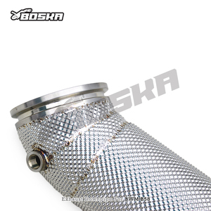 Custom Stainless Steel Straight Downpipe for 3/4/5 Series 3.0T B58 2018-2023 Racing Exhaust Parts M340i Turbo Boska - Product Image 6