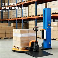 Enrouleur automatique de film étirable avancé pour l'emballage industriel cohérent des marchandises - Machine d'emballage automatique