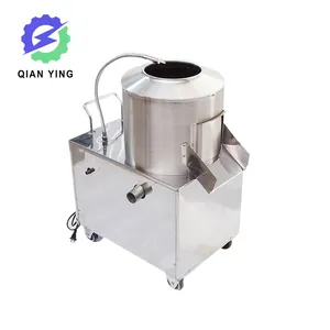 Vertical type food factories automatic Commercial electric ginger potato peeler machine price potato peeling cleaning machine