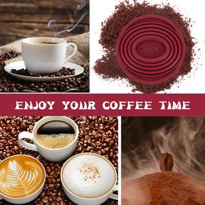 <span class=keywords><strong>Filtre</strong></span> à café et à thé multifonctionnel en silicone écologique sans BPA, pliable, portable, pour le camping en plein air, la maison - Product Image 6