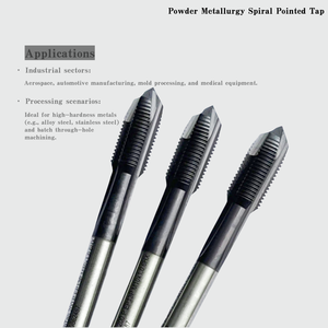 Cao cấp bột luyện kim xoắn ốc điểm tap tin tráng cho CNC & hướng dẫn sử dụng khai thác cho các ứng dụng công nghiệp - Product Image 3