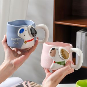 Cute Dog Mug Cartoon Animal Coffee Mug Porcelain Milk Tea Cup - Product Image 3