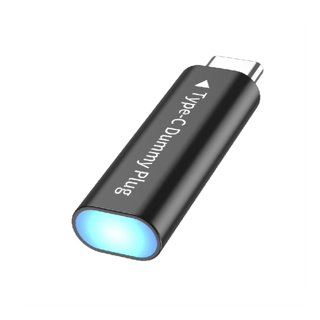 USB C Display Adapter,  Type C  Dummy Plug Virtual Display Emulator, 3840x2160p  60Hz, Compatible with Desktop, Laptop