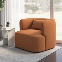 Nouveauté 2026 : Fauteuil lounge monoplace polyvalent en bois massif, un fauteuil multifonctionnel pour le salon