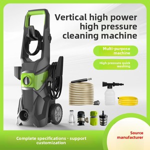 Pompe à eau électrique portable ultra-haute pression en acier inoxydable lave-<span class=keywords><strong>auto</strong></span> outil magique domestique pour le lavage de voiture - Product Image 4