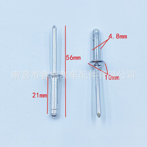 Rivets aveugles en forme de lanterne Shuangxuan 4.8x21 en acier à tête ouverte et tête ronde pour usage général - Product Image 2