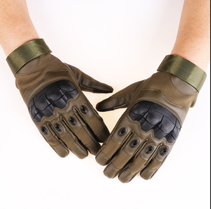 DFTG207 Winter Tactical <b>Gloves</b> Full Finger Touch Screen Made by Leather Polyester Hard <b>Knuckle</b> Riding Hunting Cosplay Df Stock - Product Image 4