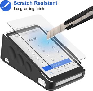 Protector de pantalla de vidrio templado 9H antiarañazos 2.5D para escáner de tarjetas POS, con logotipo personalizado OEM ODM - Product Image 5