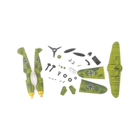 Modèle d'avion en plastique BF109 1:48, jouets militaires, Spitfire, avion de chasse de l'armée, modèle de construction éducatif en plastique, jouets pas chers pour enfants